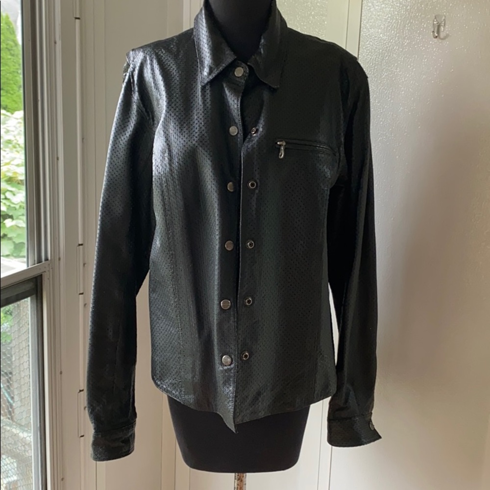 Harley Davidson mesh leather jacket